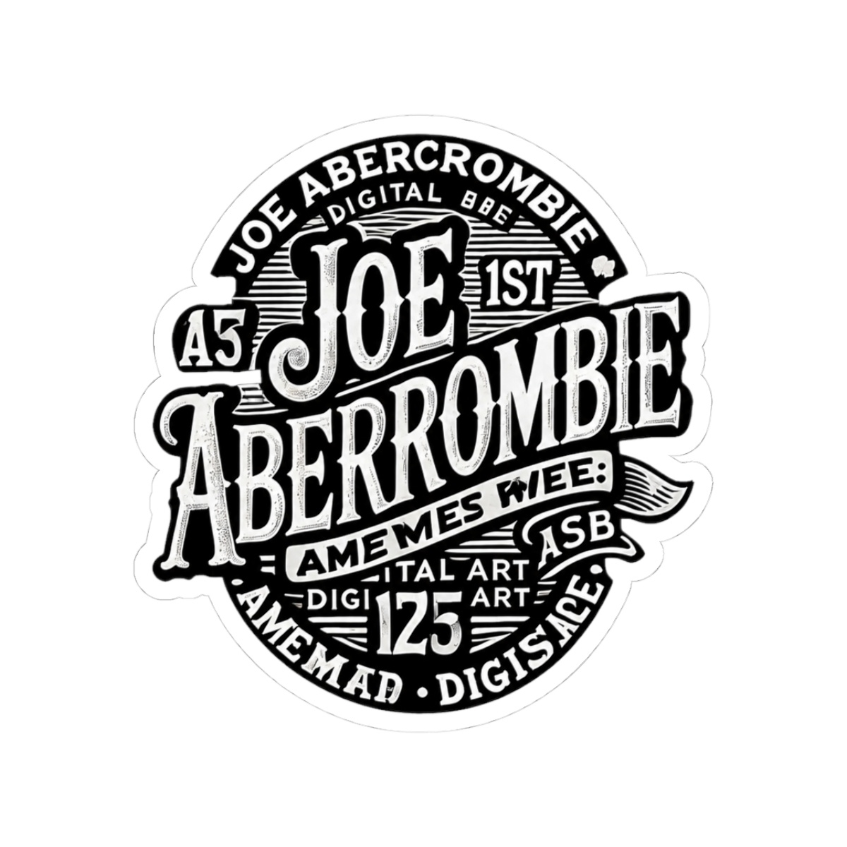 joe abercrombie sticker