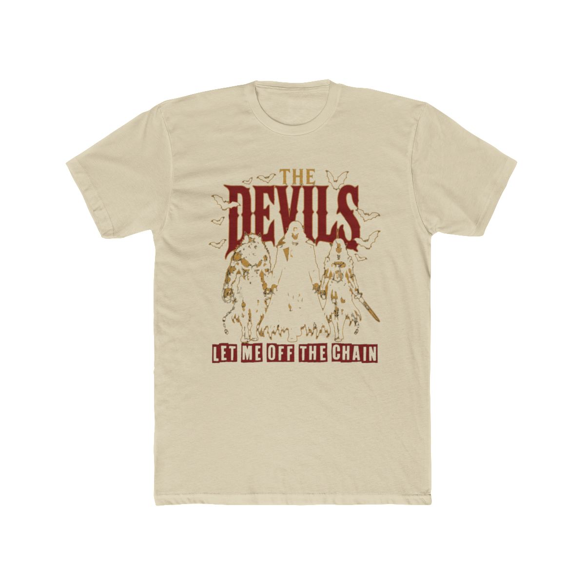 The Devils Vintage, Joe Abercrombie, LET ME OFF THE CHAIN T Shirt - alternate angle 4, merchandise