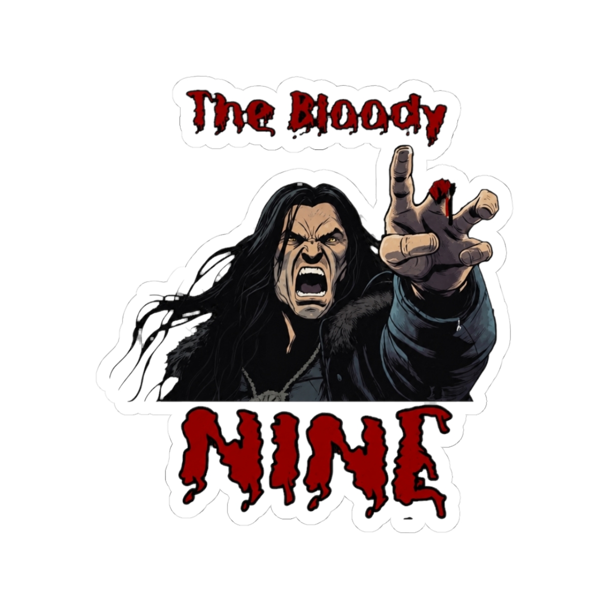 Logen Ninefingers Sticker | Joe Abercrombie