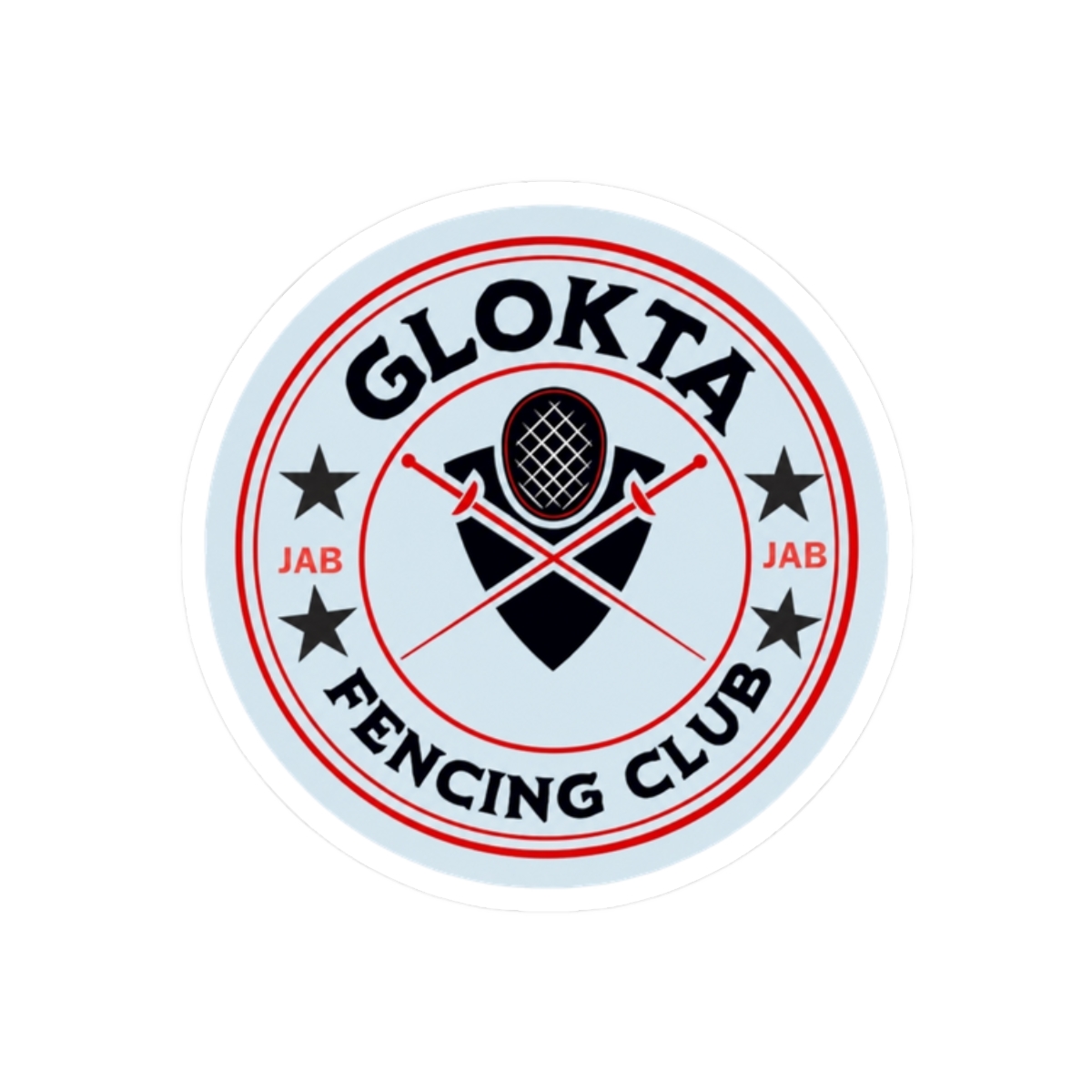 The First Law, Vintage Glokta Fencing Club Joe Abercrombie Sticker - alternate angle 3, merchandise
