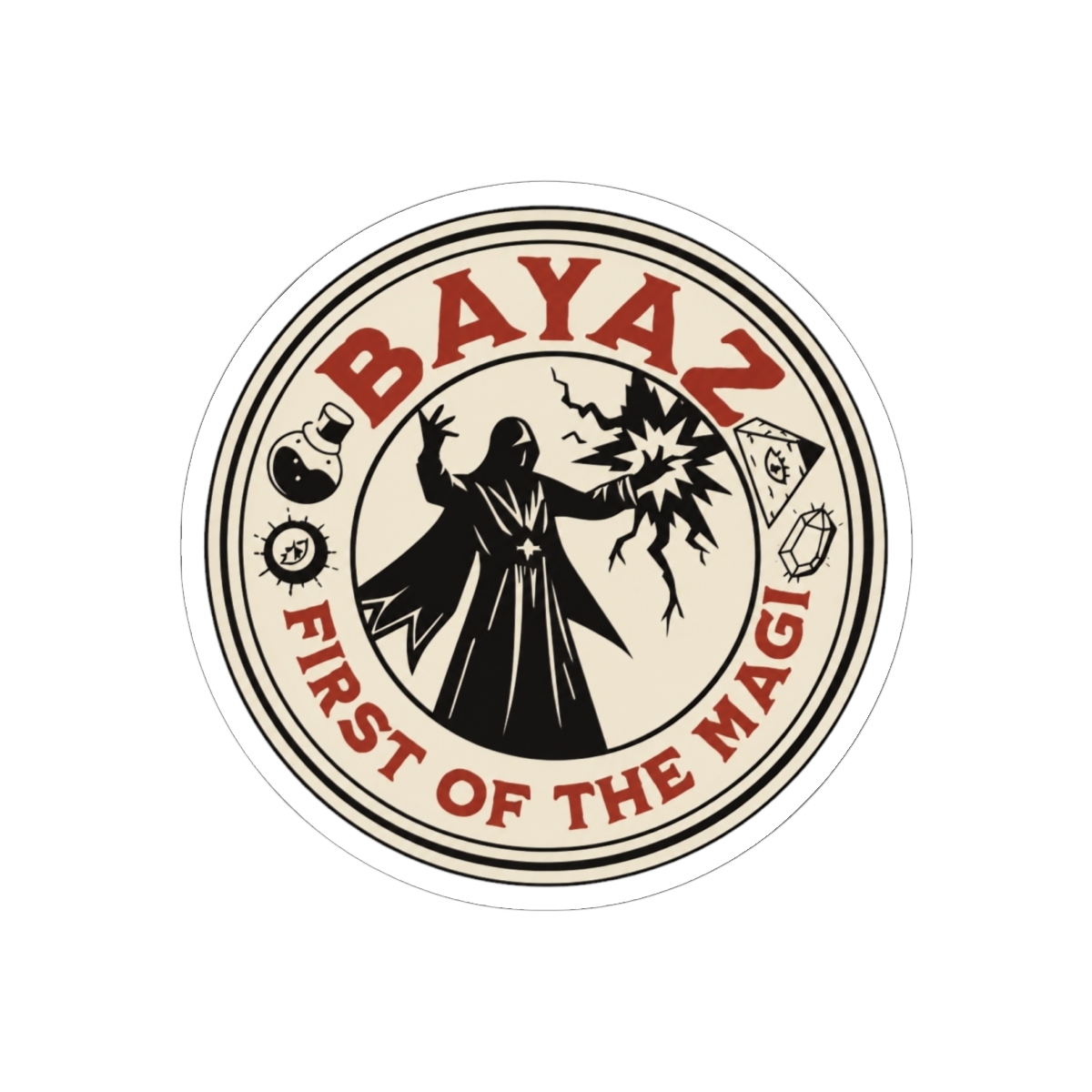 Vintage Bayaz Fitted, The First Law, Joe Abercrombie Sticker