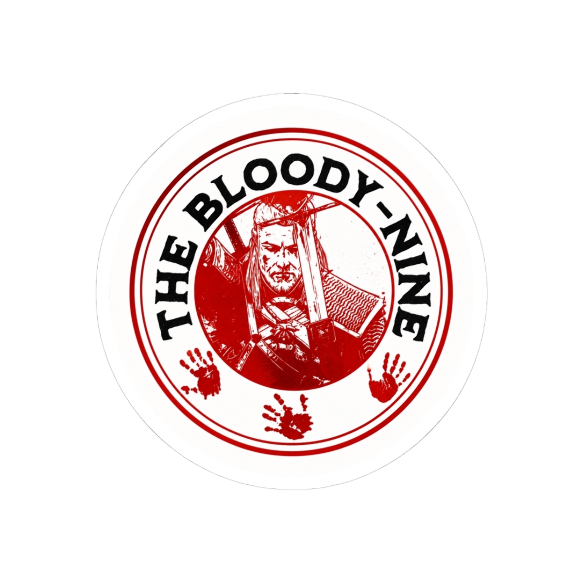 The First Law, The Bloody-Nine, Logen Ninefingers, book lover Sticker | Joe Abercrombie