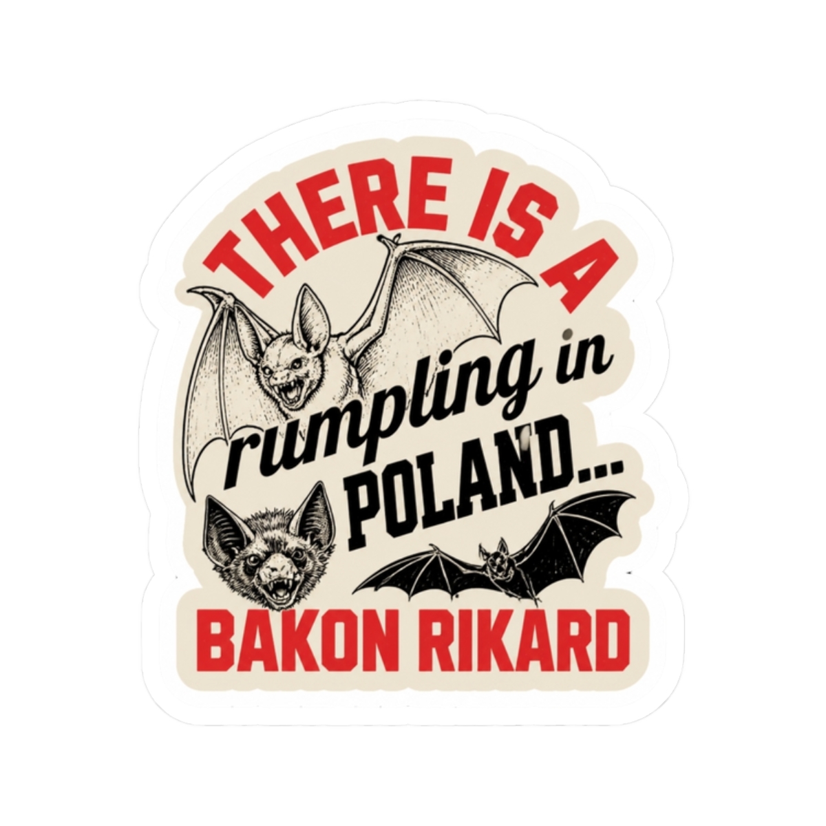 Baron Rikard - The Devils, joe abercrombie Sticker - alternate angle 3, merchandise