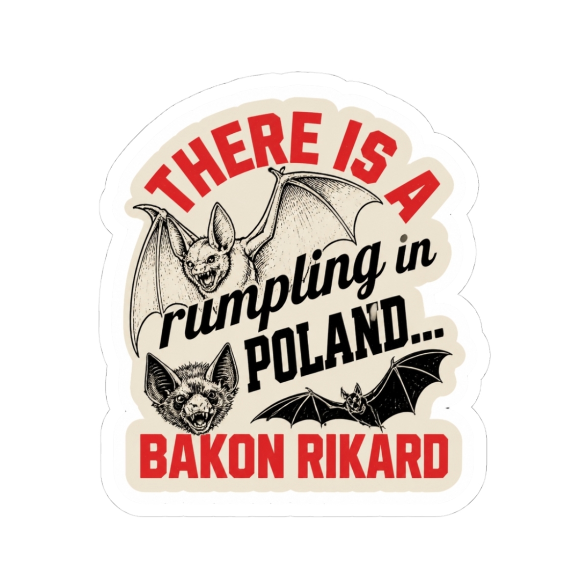 Baron Rikard - The Devils, joe abercrombie Sticker
