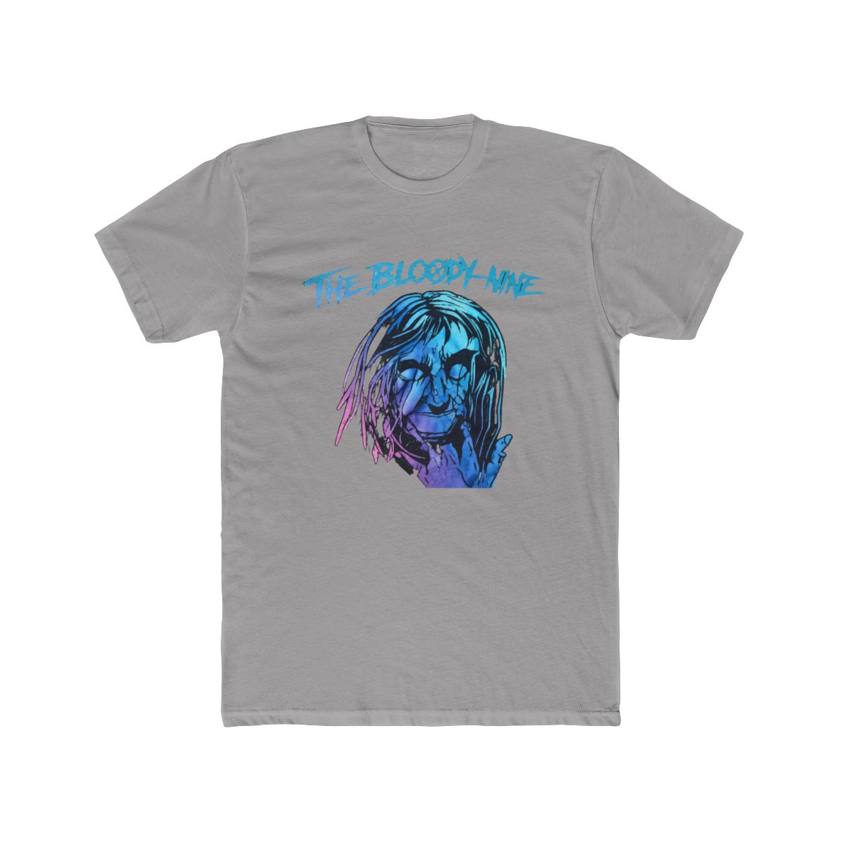 The First Law Merch, the Bloody-nine, Logen Ninefingers, Gradient Screenprint, Comfort Colors T Shirt | Joe Abercrombie - alternate angle 2, merchandise