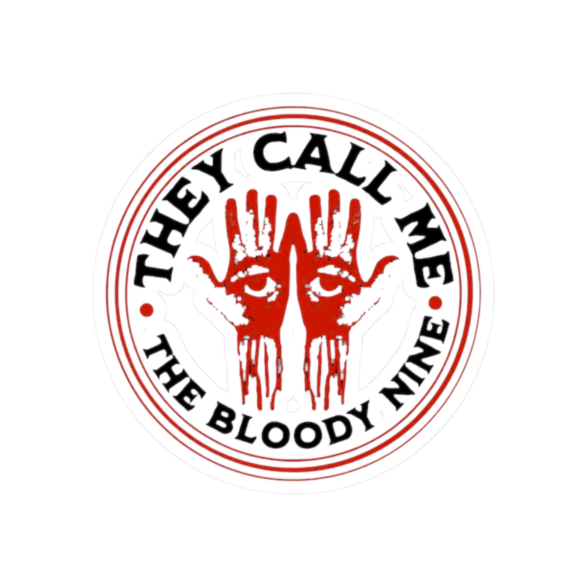 The Blade Itself, First Law Trilogy, Logen Ninefingers, Bloody-Nine, book lover Sticker | Joe Abercrombie - alternate angle 3, merchandise